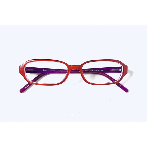 RayBan Red & Pink Rectangular Glasses main image 11